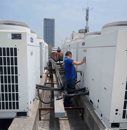 思南中央空调制热和不制冷系统维修方法